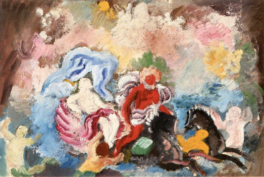 The Triumph of Neptune by Charles Dufresne,16x12(A3) Poster