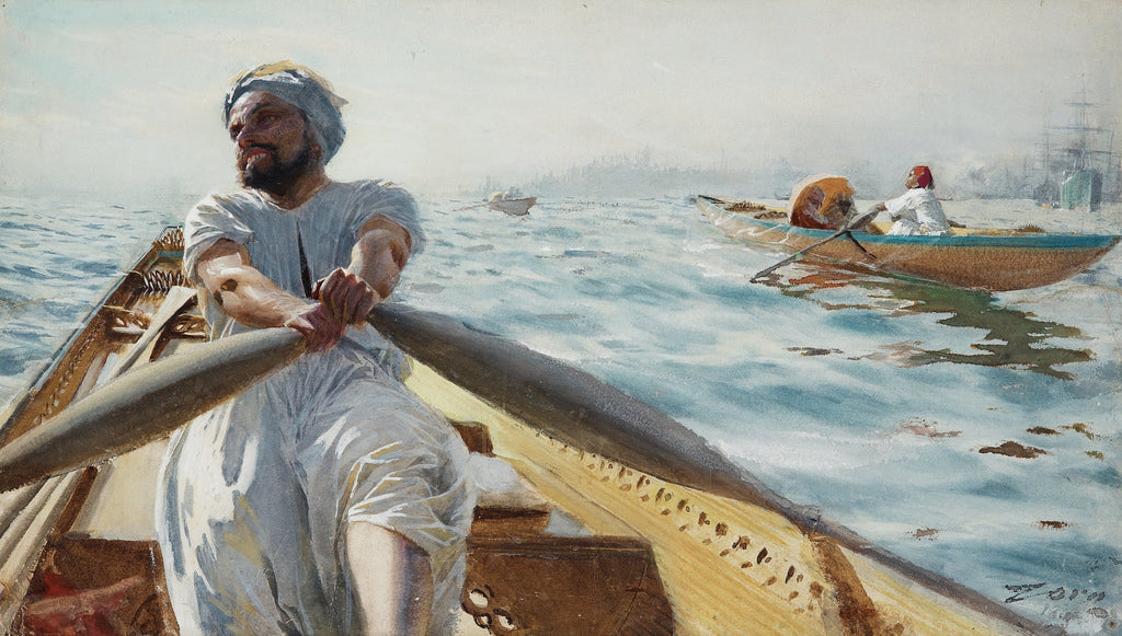 Caique Oarsman by Anders Zorn,A3(16x12")Poster