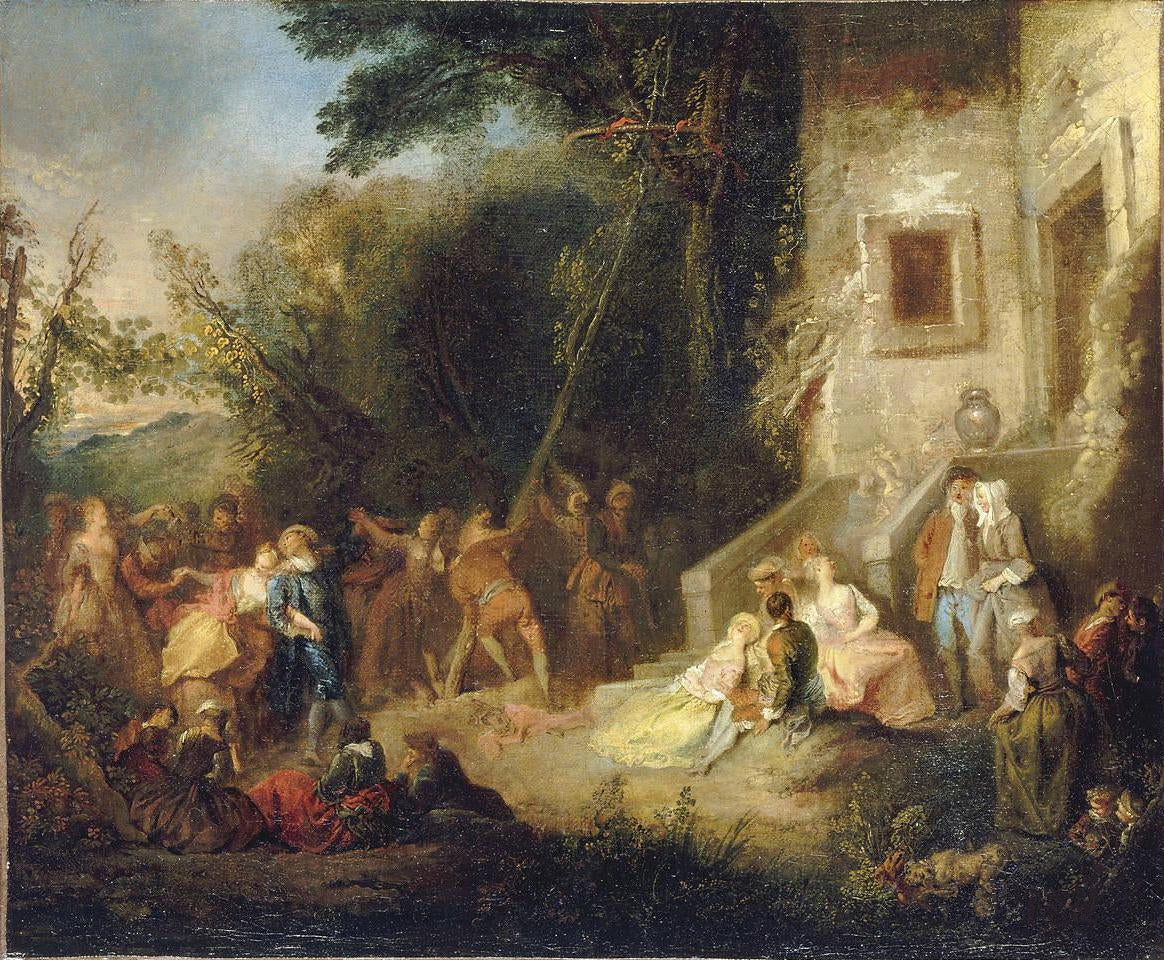 May Plantation, vintage artwork by Pierre-Antoine Quillard, 12x8" (A4) Poster