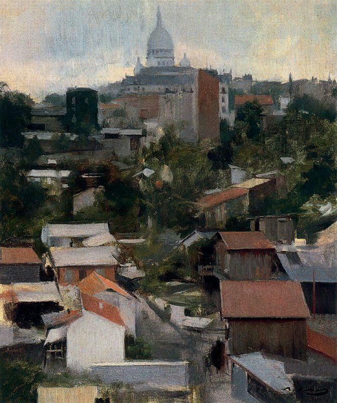 Le Sacre Coeur, Montmartre by Ramon Casas y Carbo,A3(16x12")Poster