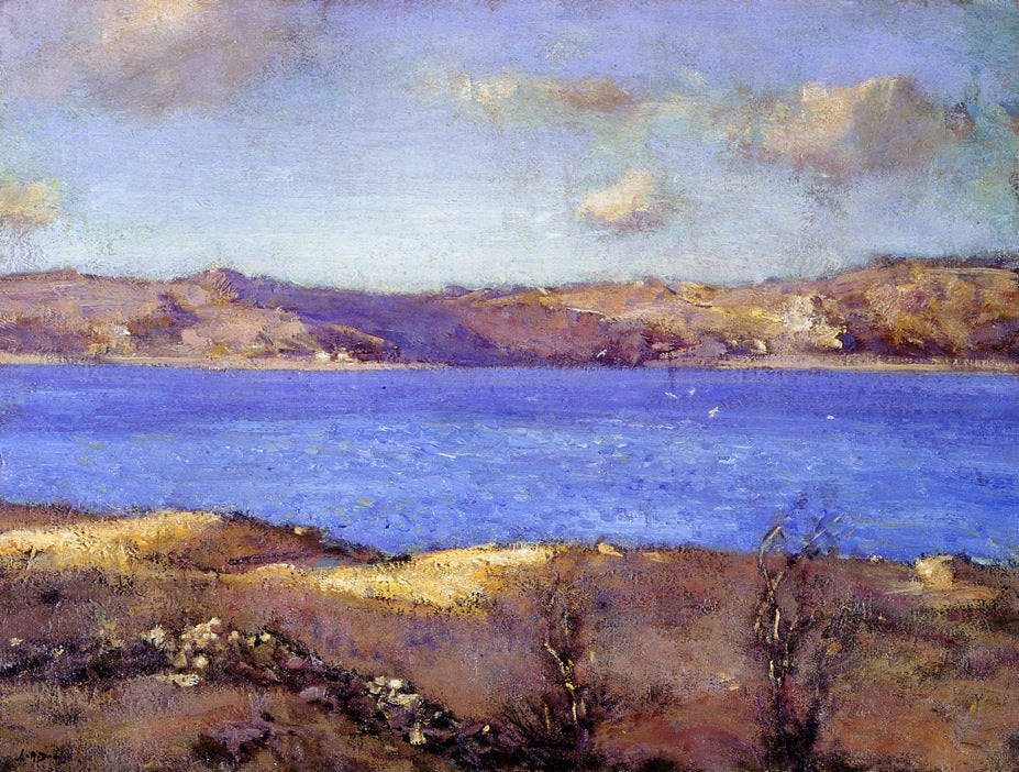 by  the Shore, vintage artwork by Charles Harold Davis, 12x8" (A4) Poster