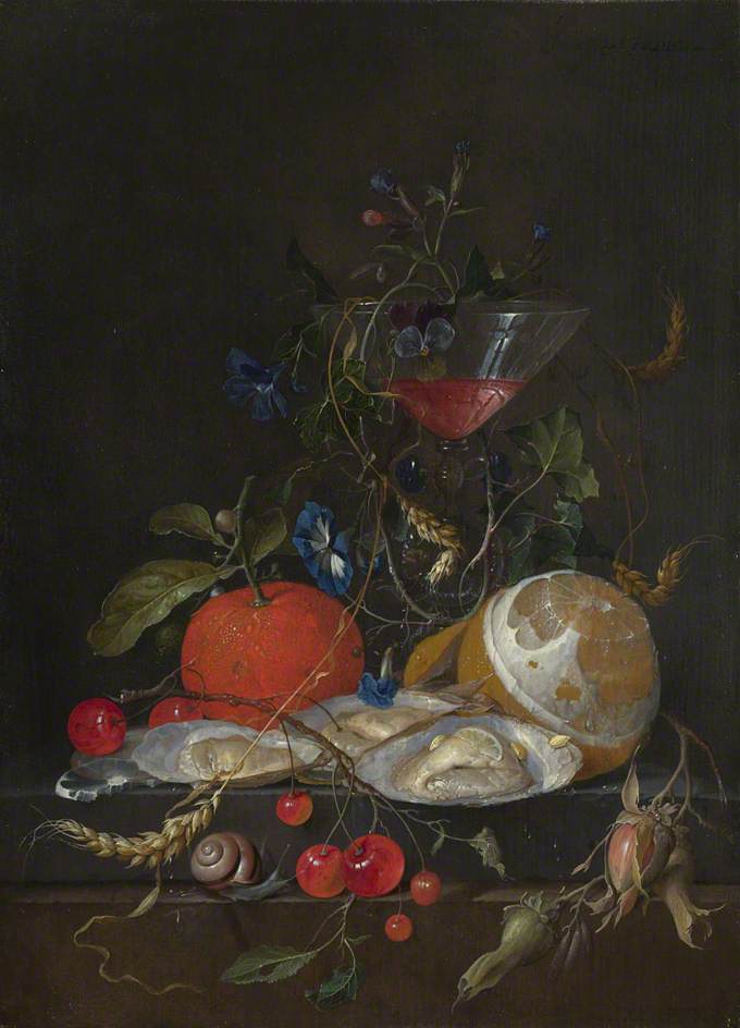 Still-Life, vintage artwork by Jan Davidsz. de Heem, 12x8" (A4) Poster