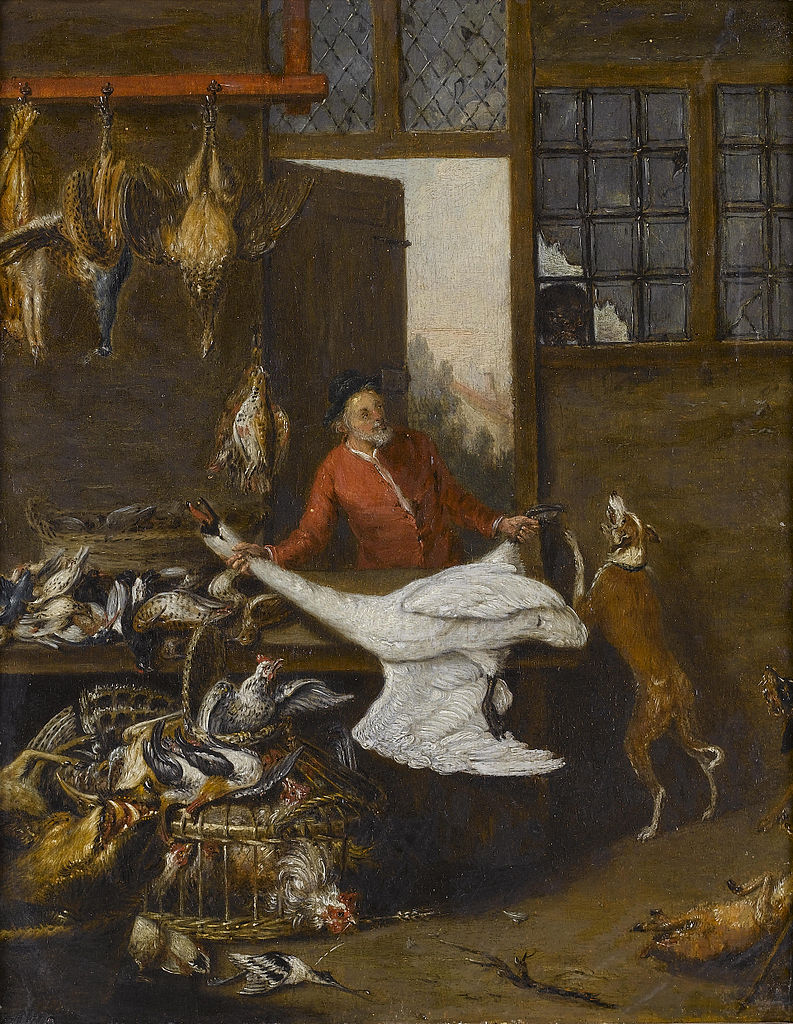 The Game Seller, vintage artwork by Pieter Angellis, 12x8" (A4) Poster
