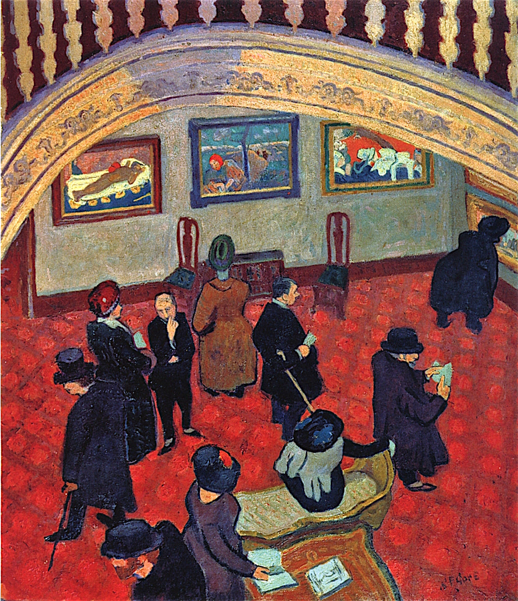 ins and Connoisseurs at the Stafford Gallery by Spencer Gore,16x12(A3) Poster