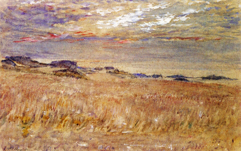 The Land near the Sea, vintage artwork by William McTaggart, R.S.A., R.S.W., 12x8" (A4) Poster