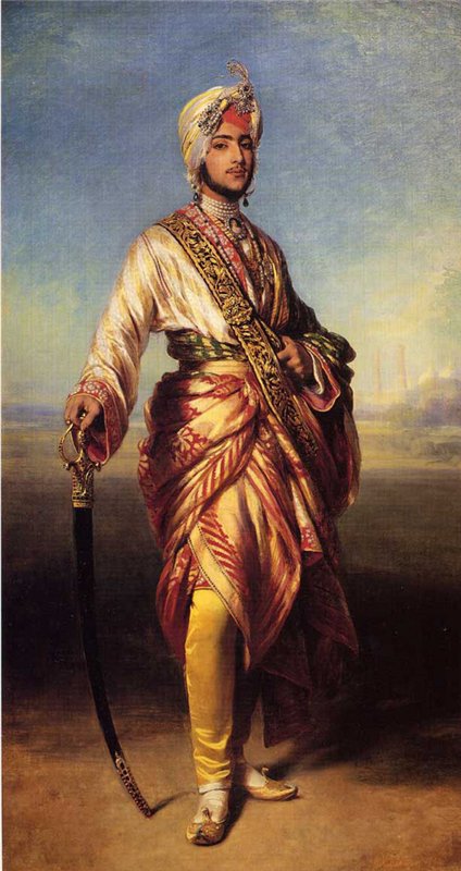 Maharadscha Duleep Singh, vintage artwork by Franz Xavier Winterhalter, A3 (16x12") Poster Print