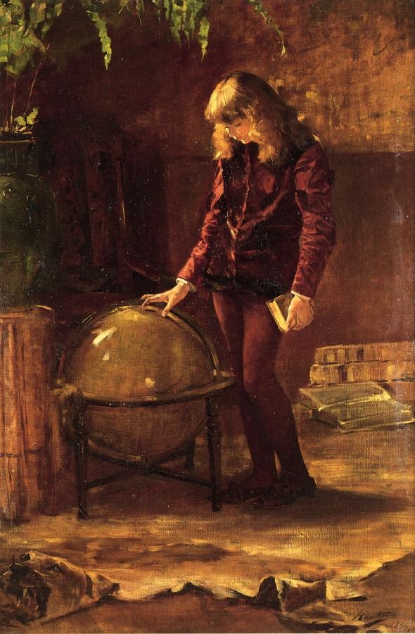 The Young Navigator by John McClure Hamilton,A3(16x12")Poster