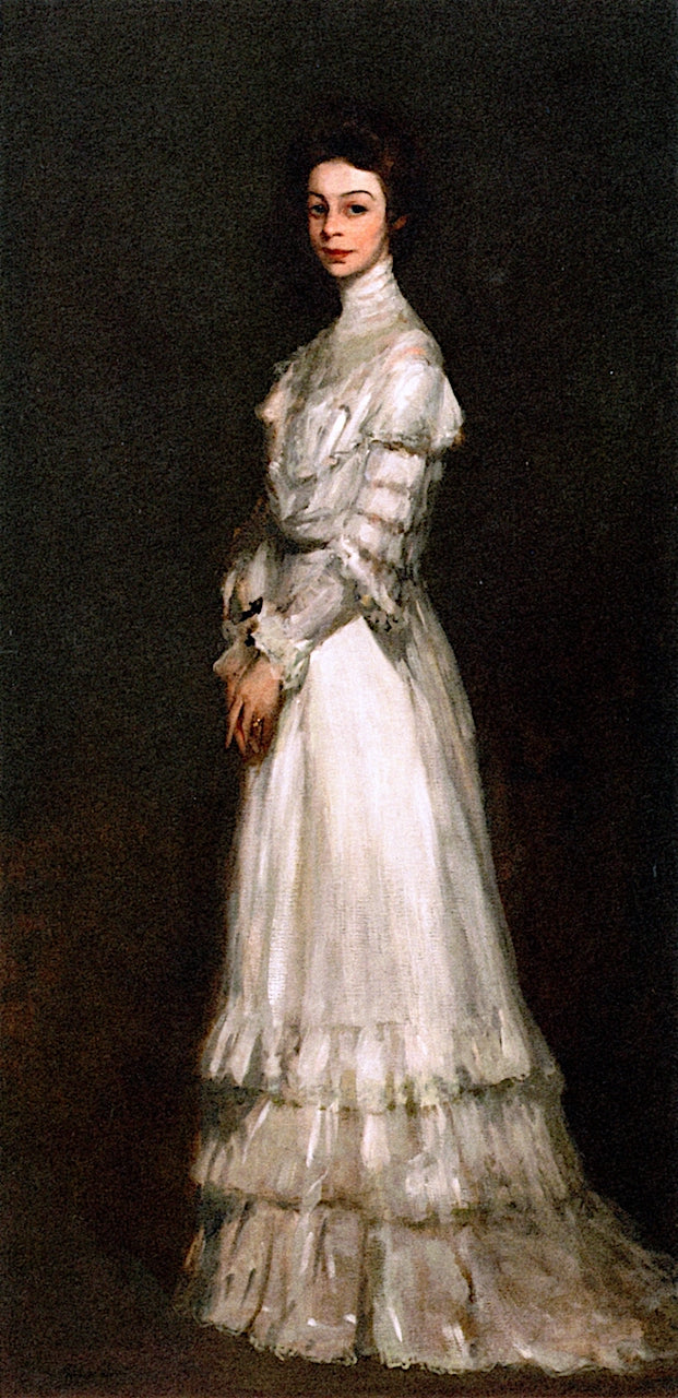 Edith Dimock Glackens, vintage artwork by Robert Henri, 12x8" (A4) Poster