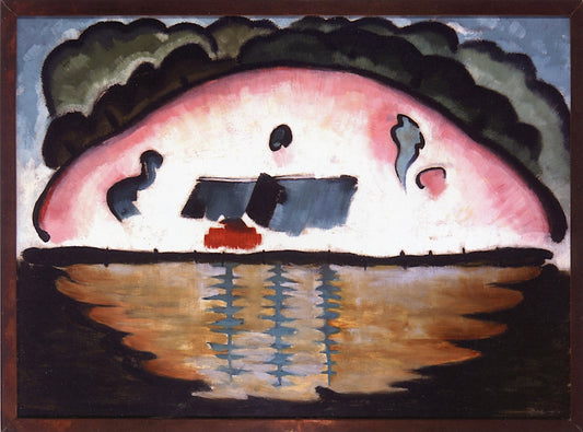 Harbor in Light, vintage artwork by Arthur Dove, 12x8" (A4) Poster