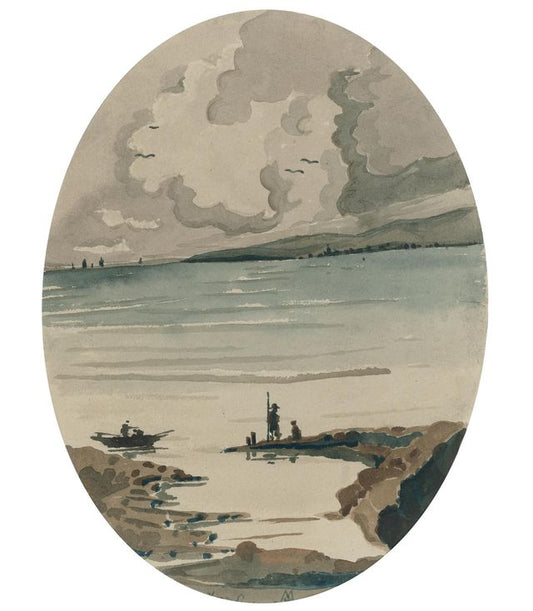 A View of Koktebel, vintage artwork by Maximilian Voloshin, 12x8" (A4) Poster
