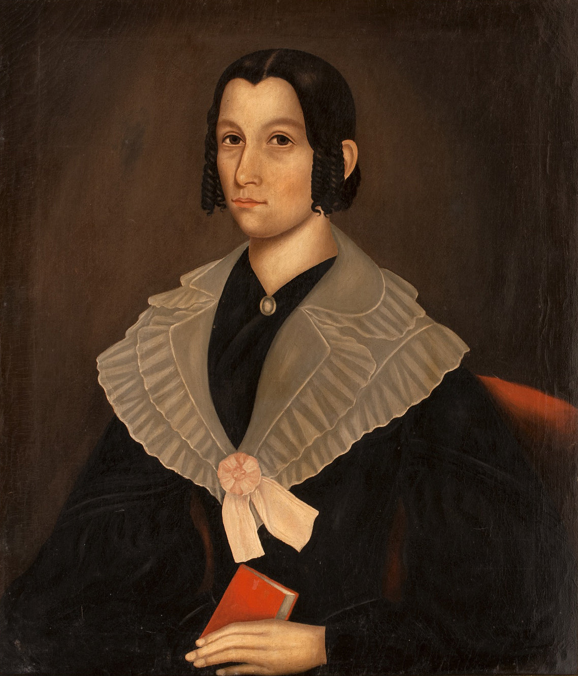 Susanne Tilinghast of Connecticut, vintage artwork by Erastus Salisbury Field, A3 (16x12") Poster Print