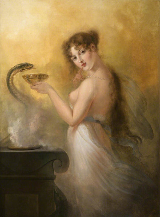 Hygeia, vintage artwork by Henry Howard, 12x8" (A4) Poster