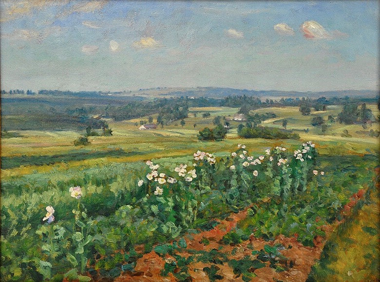 A Landscape near Libunec by Frantis¡ek Kavan,A3(16x12")Poster