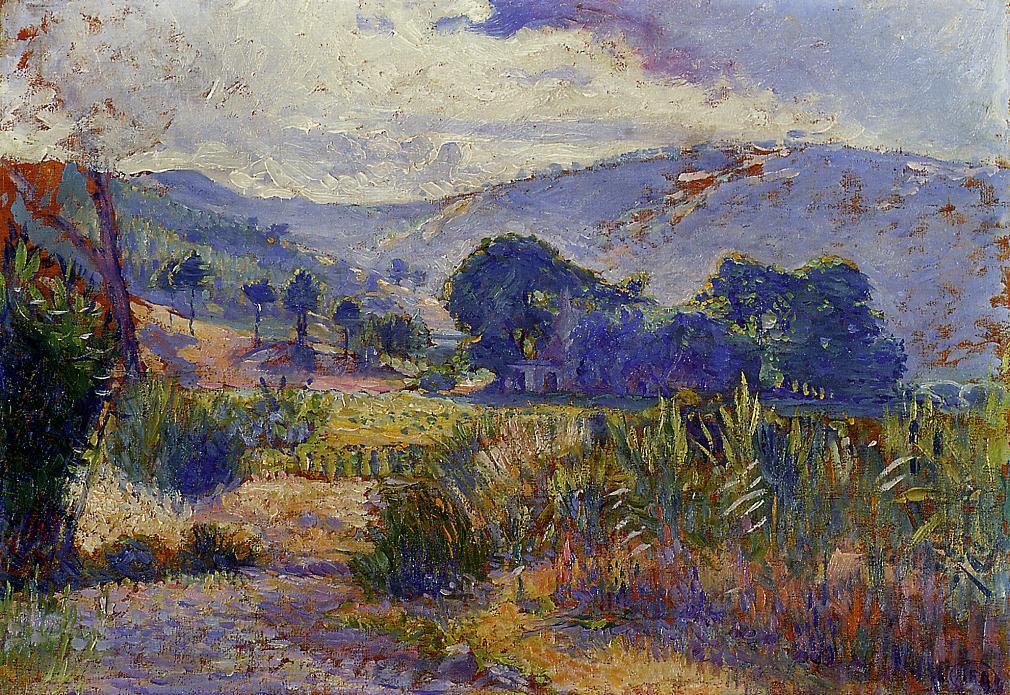 Cabasson Landscape (study) by Henri-Edmond Cross,A3(16x12")Poster