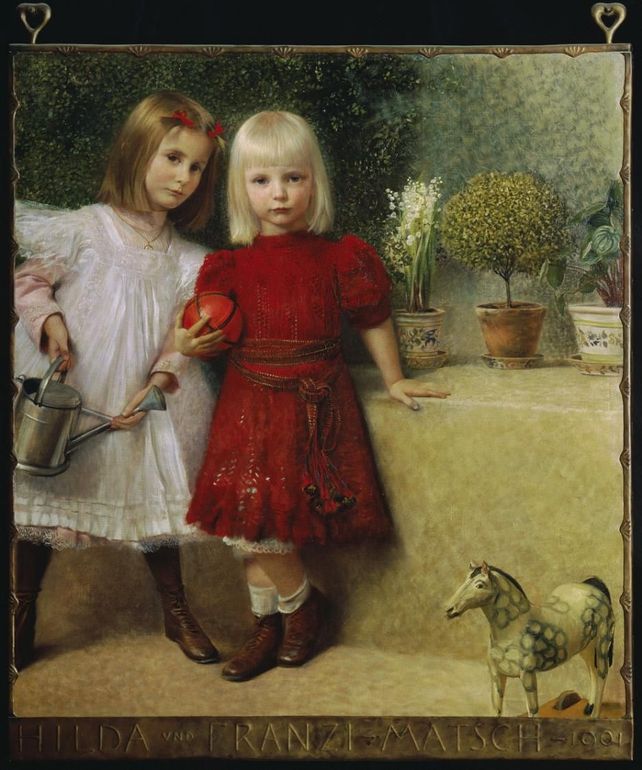 nzi von Matsch, die Kinder des Kunstlers by Franz von Matsch,A3(16x12")Poster