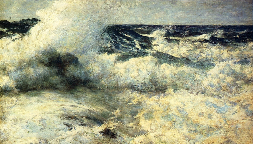 High Sea, vintage artwork by Edward E. Simmons, 12x8" (A4) Poster