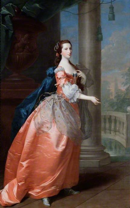 Anne, Countess of Northampton, vintage artwork by Thomas Hudson, 12x8" (A4) Poster