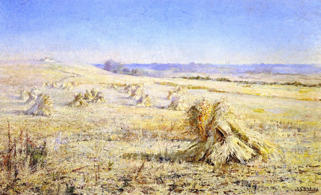 The Harvest Field by Jane Sutherland,A3(16x12")Poster