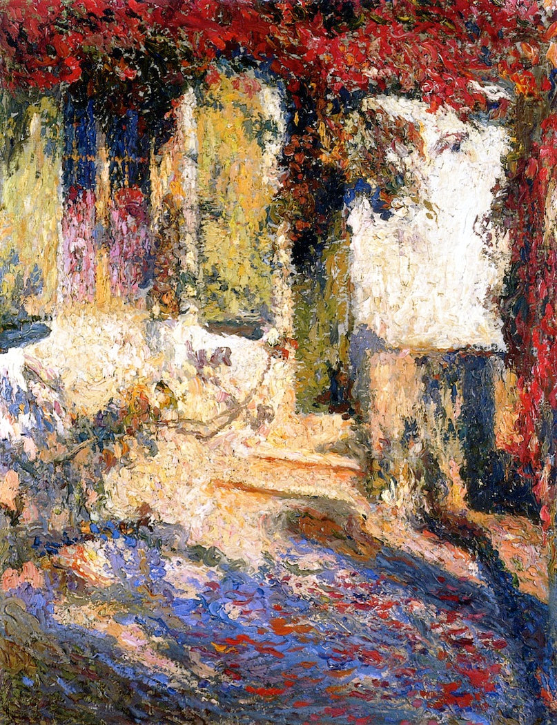 The Door of the House at Marquayrol by Henri Martin,A3(16x12")Poster