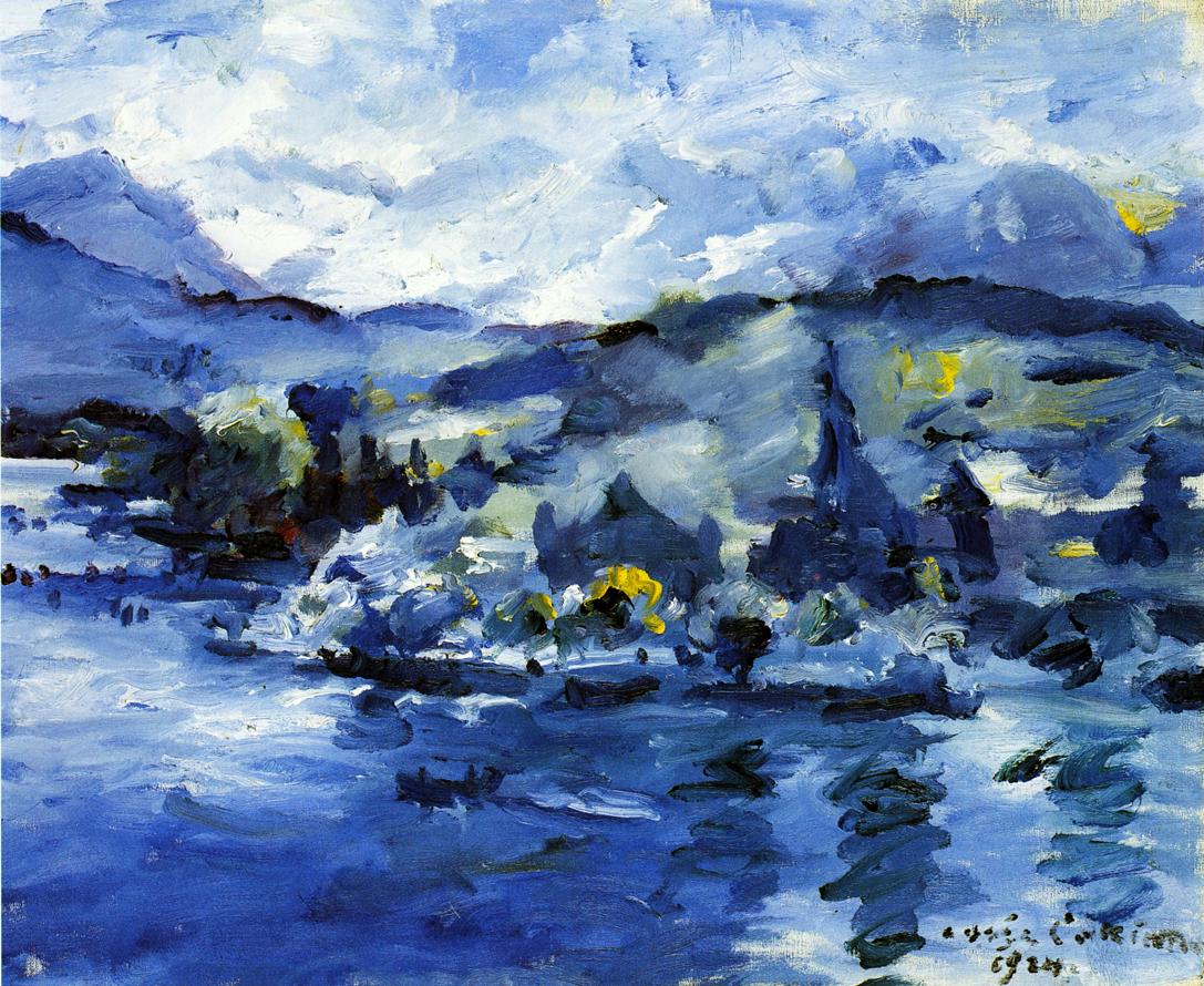Lake Lucerne, Afternoon by Lovis Corinth,A3(16x12")Poster
