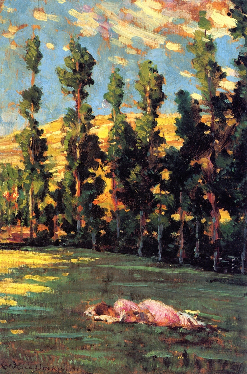 An Afternoon Nap by James Carroll Beckwith,A3(16x12")Poster
