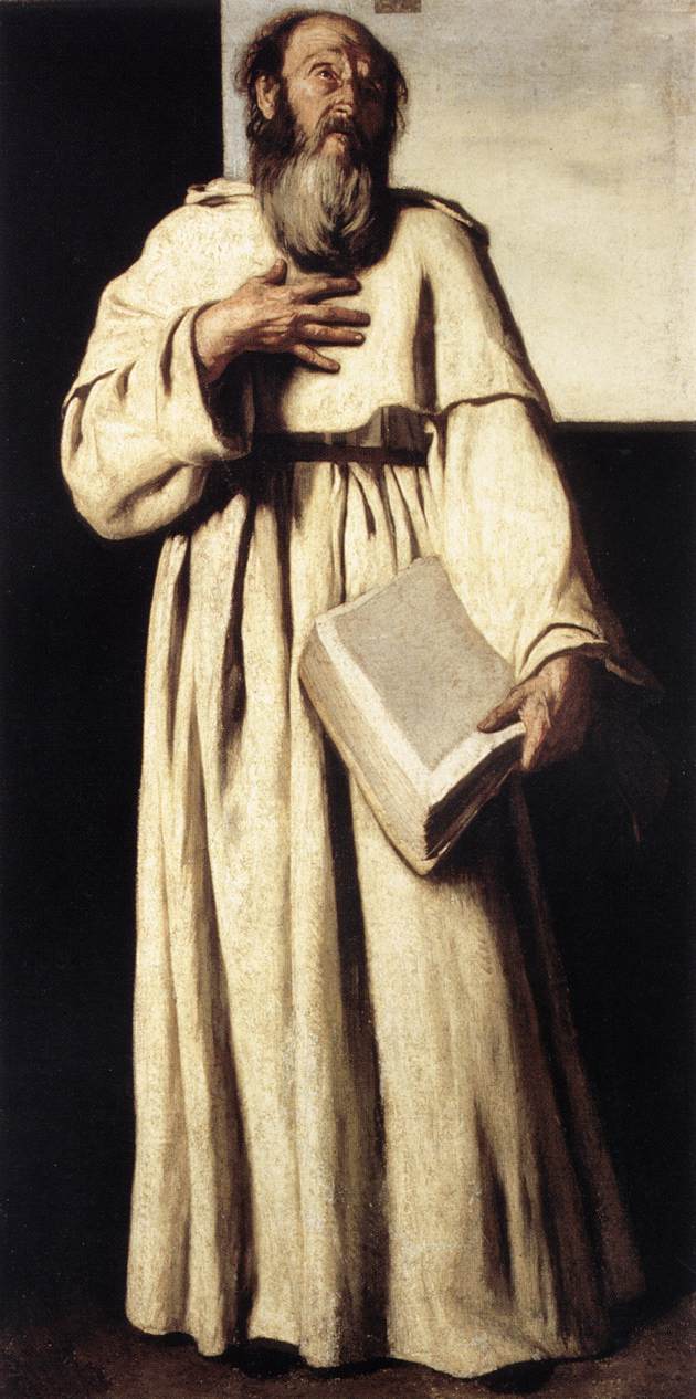 The Anchorite, vintage artwork by Aniello Falcone, 12x8" (A4) Poster