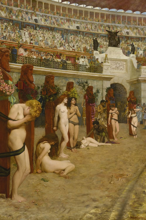 Christians Faithful until Death by Herbert Gustave Schmalz,A3(16x12")Poster