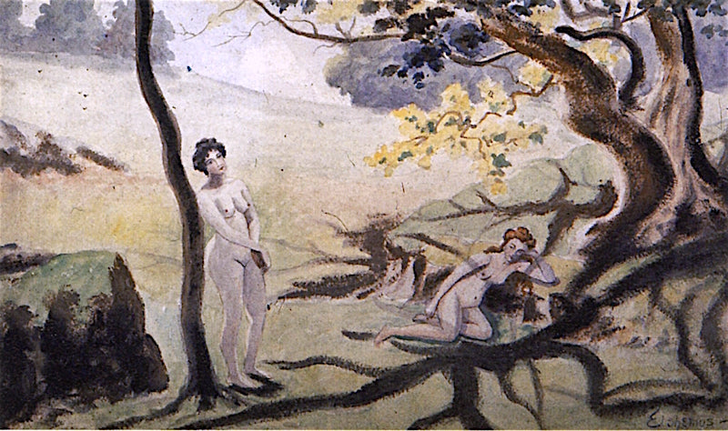 Beauties in the Woods by Louis M. Eilshemius,A3(16x12")Poster