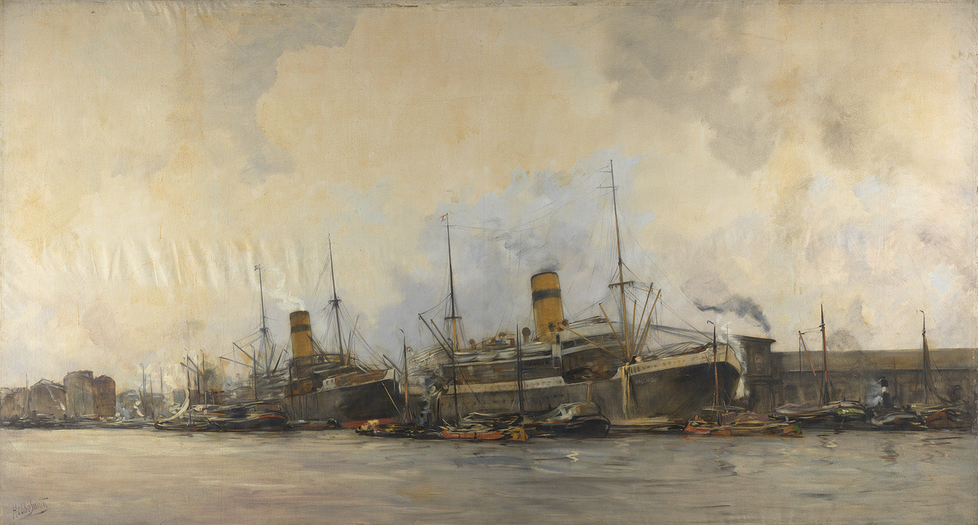 View of the Panama Quay to the West by Hobbe Smith,A3(16x12")Poster