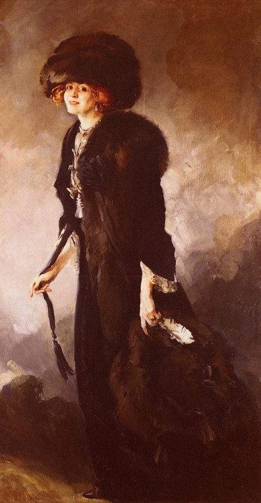 Portrait Of Ruby Miller by Sir James Jebusa Shannon,A3(16x12")Poster