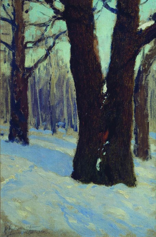 Oak Trees by Konstantin Kryzhitsky,A3(16x12