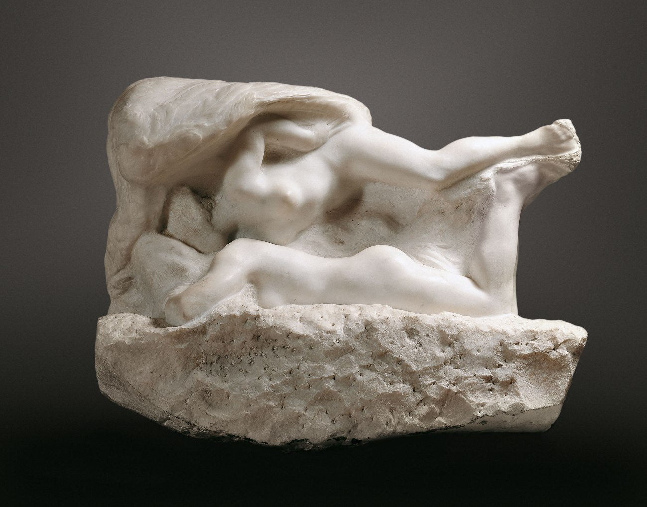 The Dream (The Angel's Kiss), vintage artwork by Auguste Rodin, 12x8" (A4) Poster