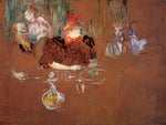 Dinner at the House of M. and Mme. Nathanson, vintage artwork by Henri de Toulouse-Lautrec, 12x8" (A4) Poster