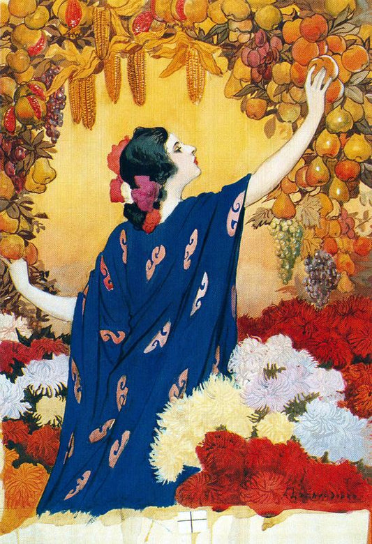 Portada, vintage artwork by Adolfo Lozano Sidro, 12x8" (A4) Poster