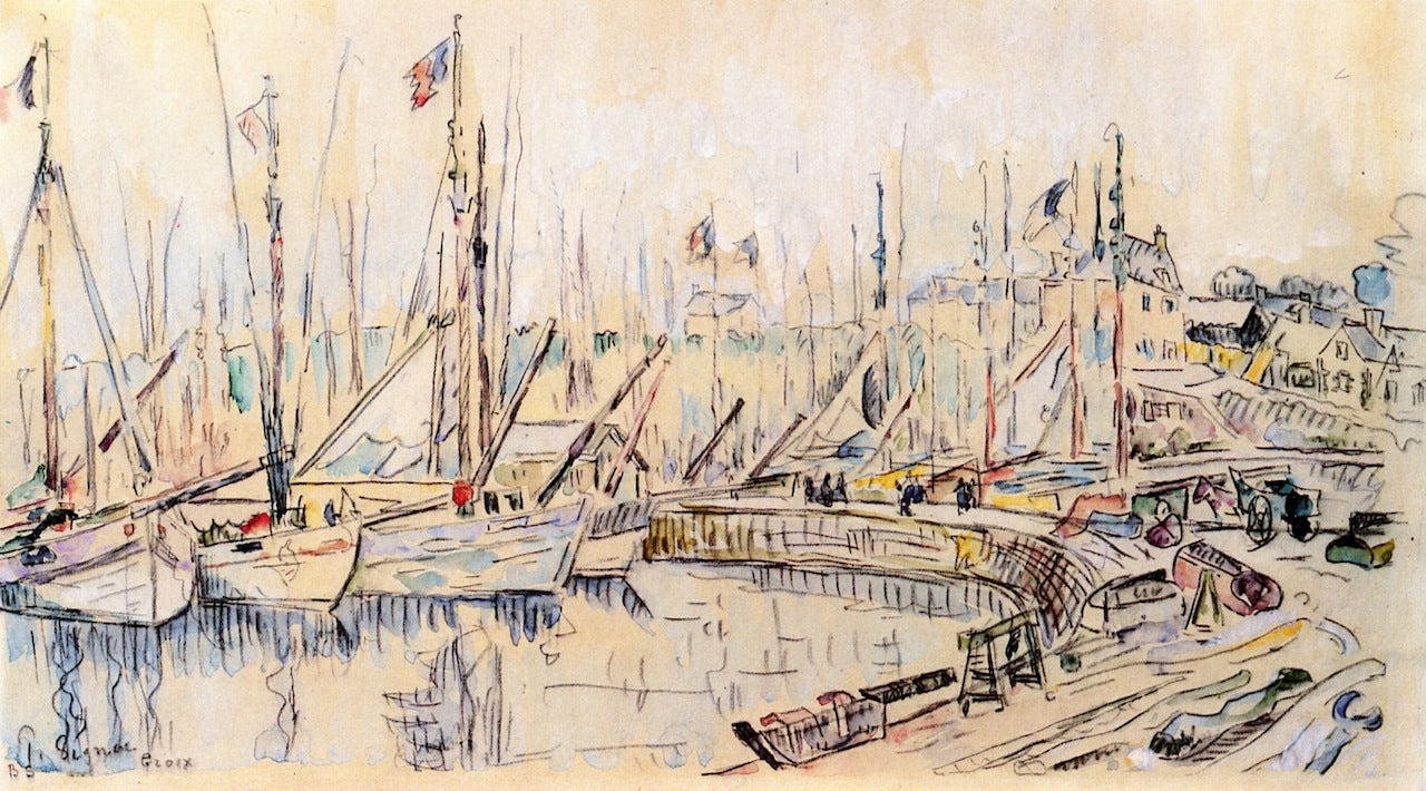 Boats at Groix by Paul Signac,A3(16x12")Poster