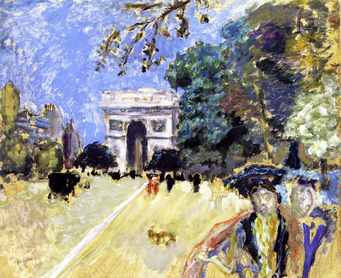 The Arc de Triomphe by Pierre Bonnard,A3(16x12