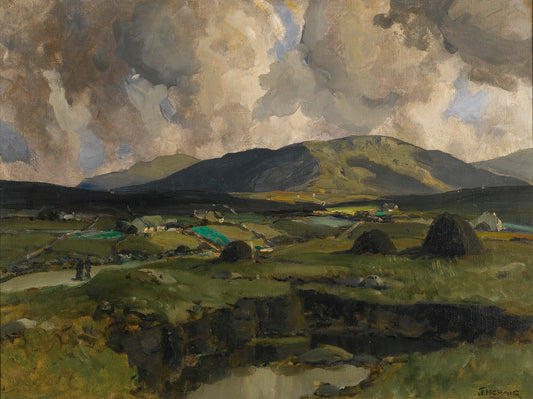 Doocherry Road, County Donegal by James Humbert Craig,16x12(A3) Poster