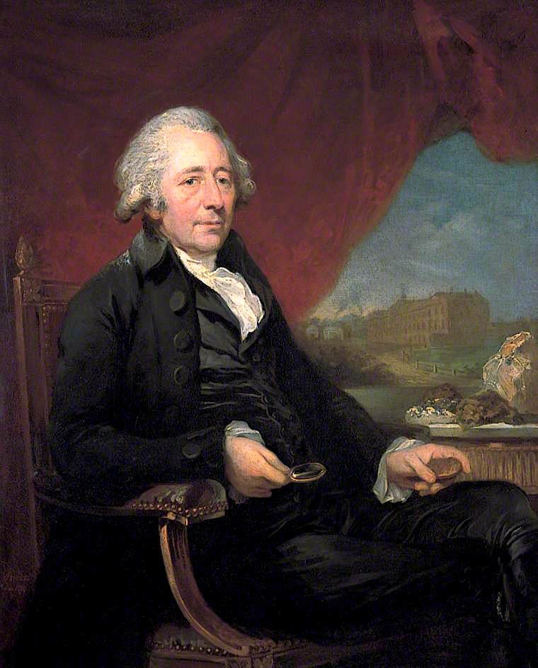 Matthew Boulton, vintage artwork by Carl Fredrik von Breda, 12x8" (A4) Poster