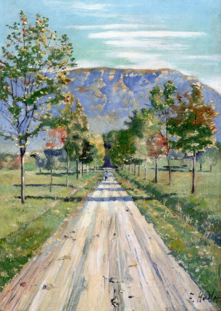 The Evordes Road by Ferdinand Hodler,A3(16x12")Poster
