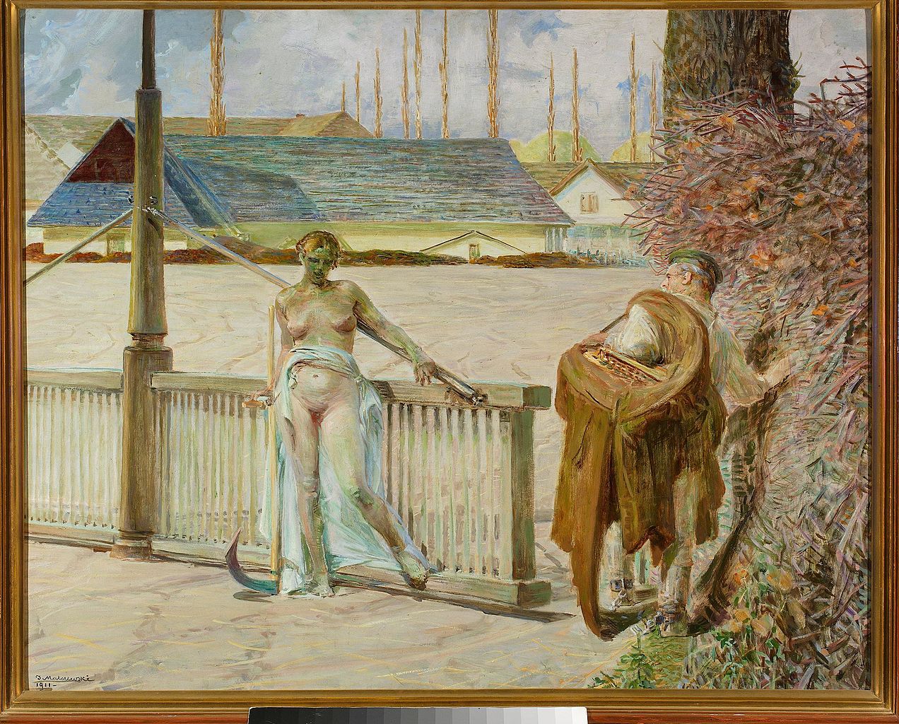 My Life, vintage artwork by Jacek Malczewski, 12x8" (A4) Poster