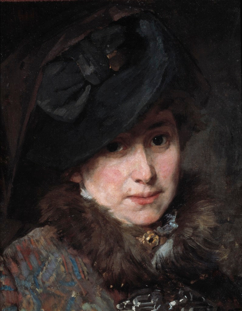 Hildegard Thorell, the Artist, vintage artwork by Bertha Wegmann, 12x8" (A4) Poster