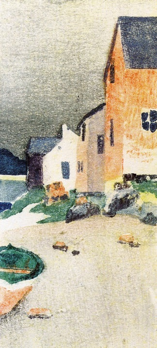 A Gray Day by Arthur Wesley Dow,A3(16x12")Poster