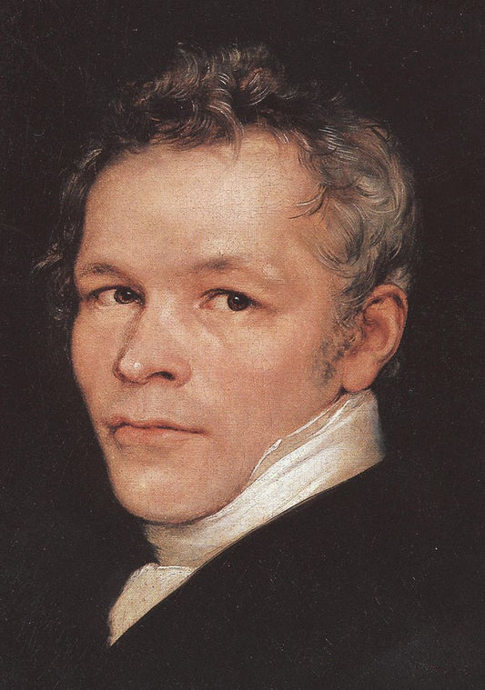 Karl Friedrich Schinkel, vintage artwork by Carl Joseph Begas, A3 (16x12") Poster Print