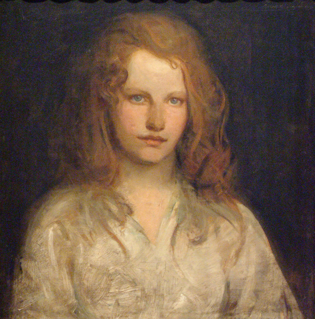 Margaret MacKittrick, vintage artwork by Abbott Handerson Thayer, 12x8" (A4) Poster