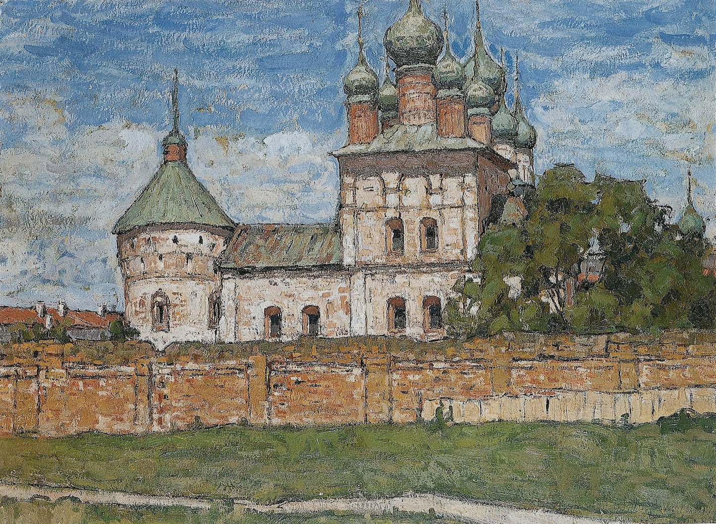 The Kremlin in Rostov by Petr Petrovichev,16x12(A3) Poster