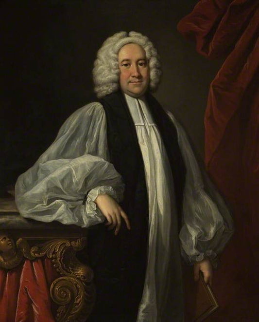 Edward Willes, Bishop of Wells, vintage artwork by Thomas Hudson, 12x8" (A4) Poster