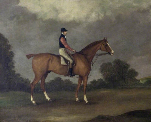 Elis, Ridden by  J. Day, vintage artwork by John Frederick Herring, Sr, A3 (16x12") Poster Print