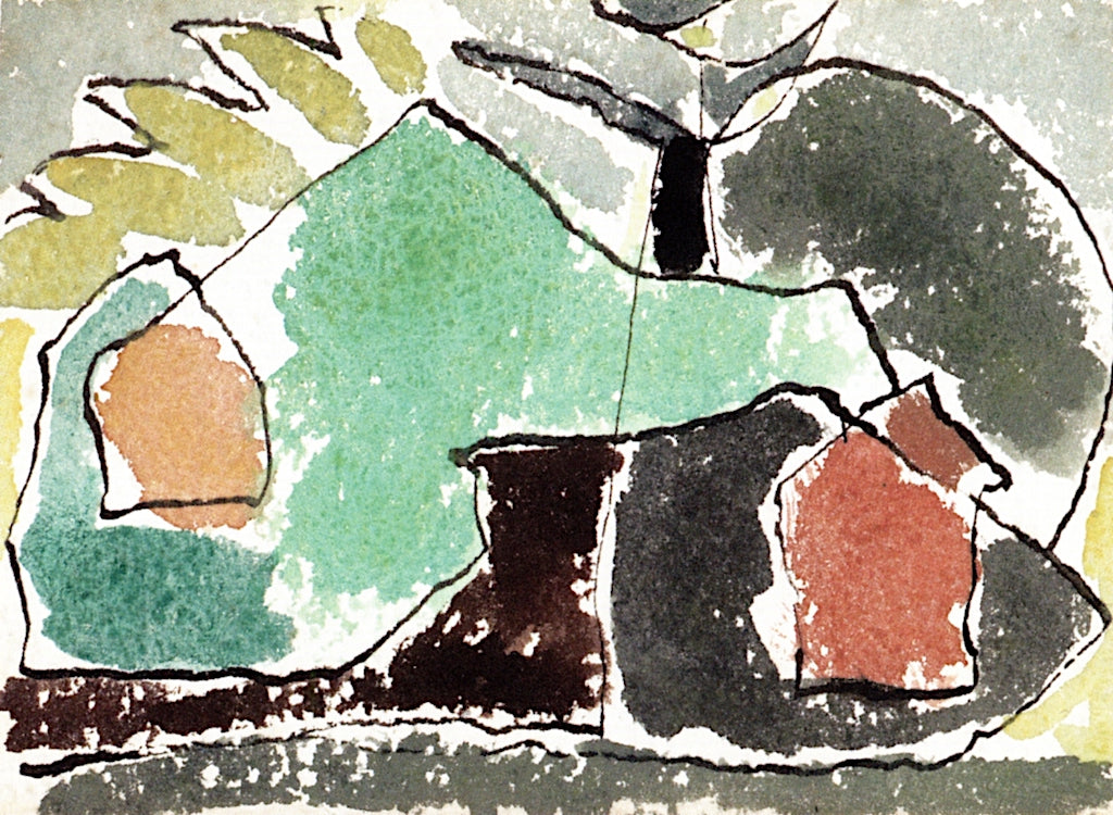Centerport Series #22, vintage artwork by Arthur Dove, 12x8" (A4) Poster