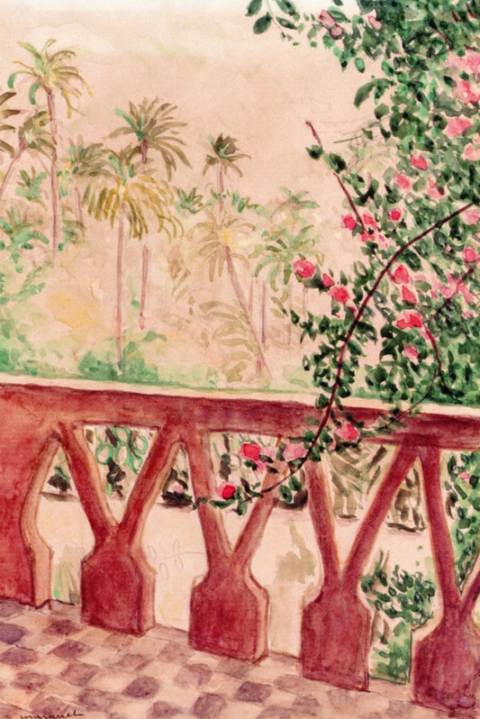Bou Saada, vintage artwork by Albert Marquet, 12x8" (A4) Poster
