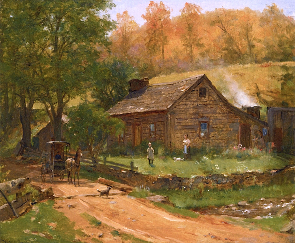 Going to Town, vintage artwork by Thomas Worthington Whittredge, A3 (16x12") Poster Print